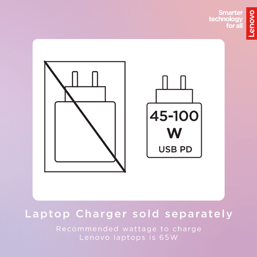 Lenovo laptop sold separately